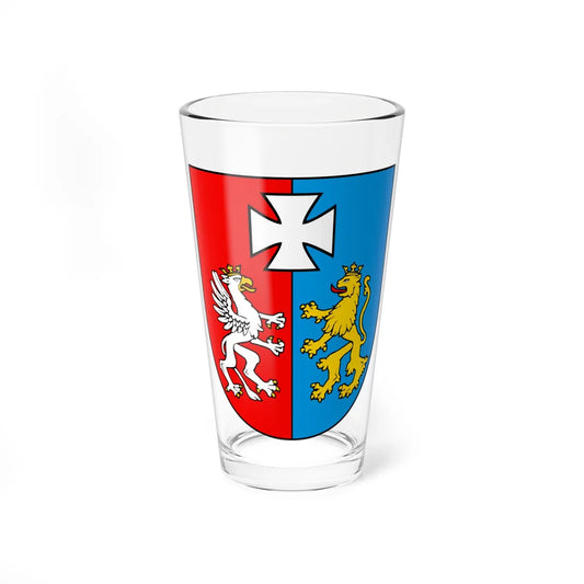 POL województwo podkarpackie COA (Poland) (Coat of Arms) Pint Glass 16oz 16oz - Go Mug Yourself