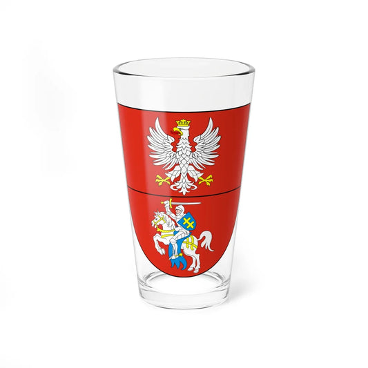 POL województwo podlaskie COA (Poland) (Coat of Arms) Pint Glass 16oz 16oz - Go Mug Yourself