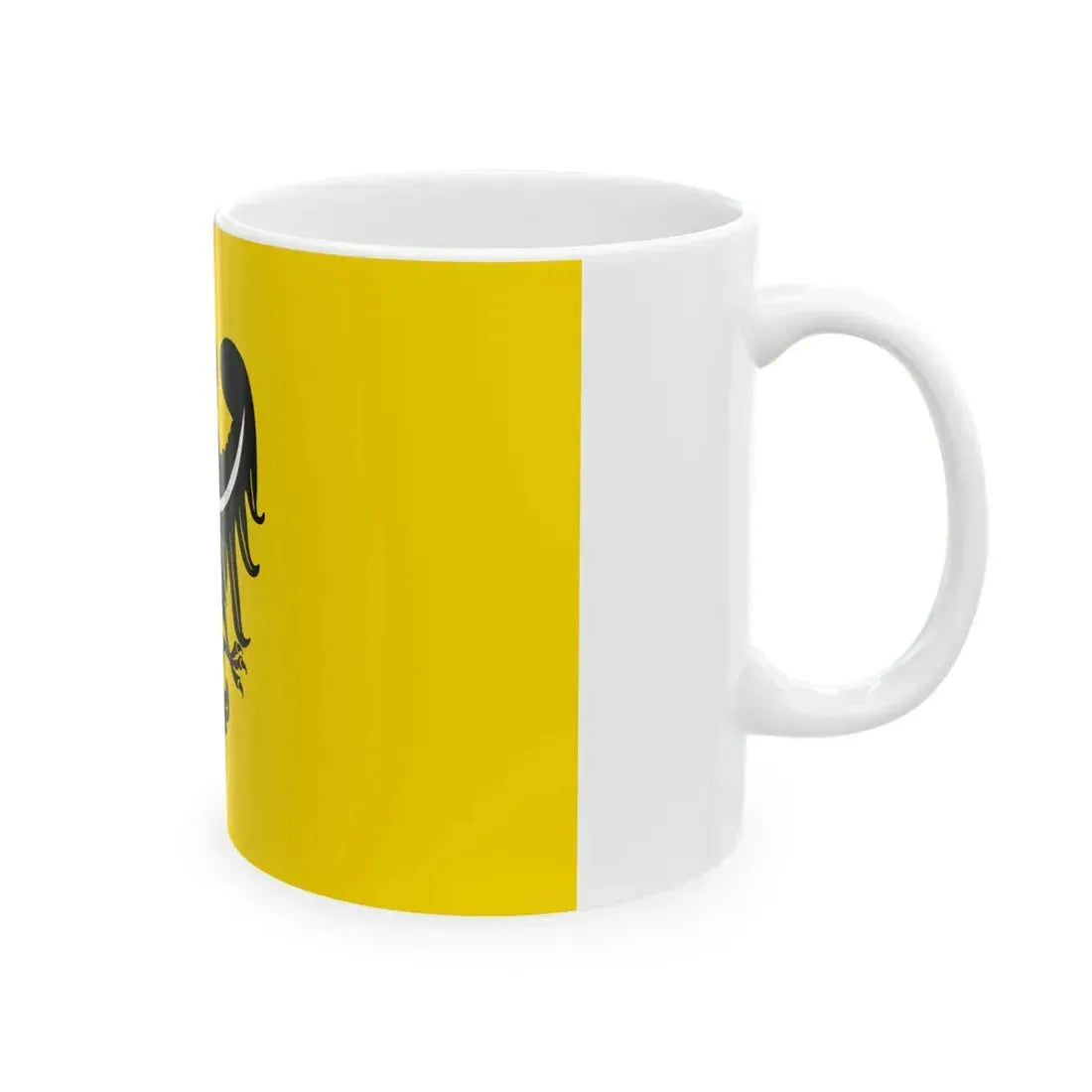 POL wojewodztwo dolnoslaskie flag 2008 - 2009 (Poland) White Coffee Mug - Go Mug Yourself
