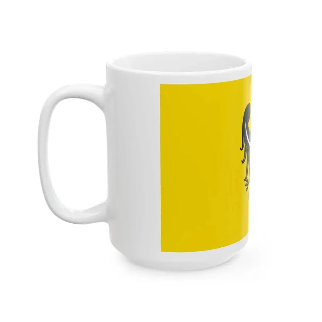 POL wojewodztwo dolnoslaskie flag 2008 - 2009 (Poland) White Coffee Mug - Go Mug Yourself