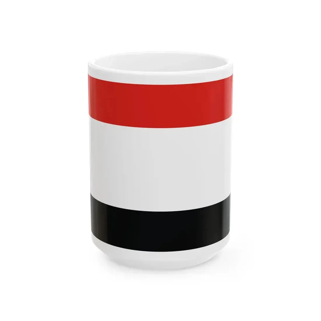 POL wojewodztwo kujawsko-pomorskie flag (Poland) White Coffee Mug 15oz - Go Mug Yourself