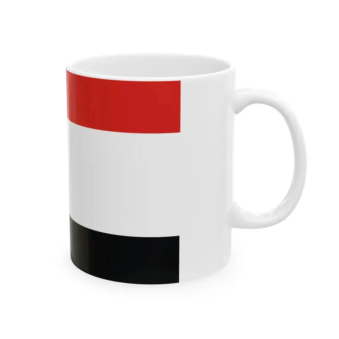 POL wojewodztwo kujawsko-pomorskie flag (Poland) White Coffee Mug - Go Mug Yourself
