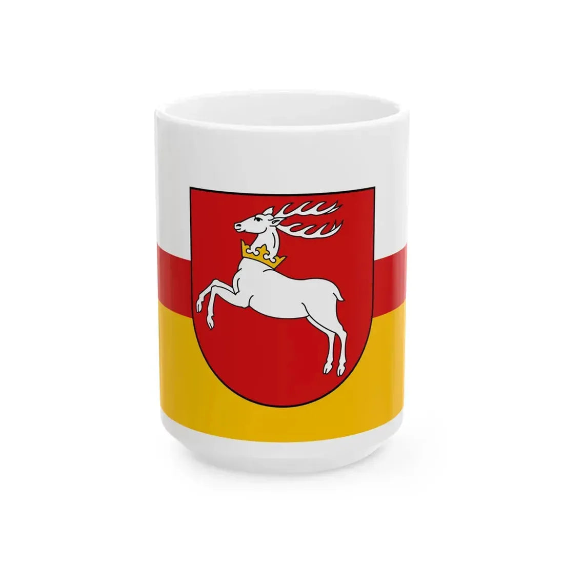 POL wojewodztwo lubelskie flag (Poland) White Coffee Mug 15oz - Go Mug Yourself