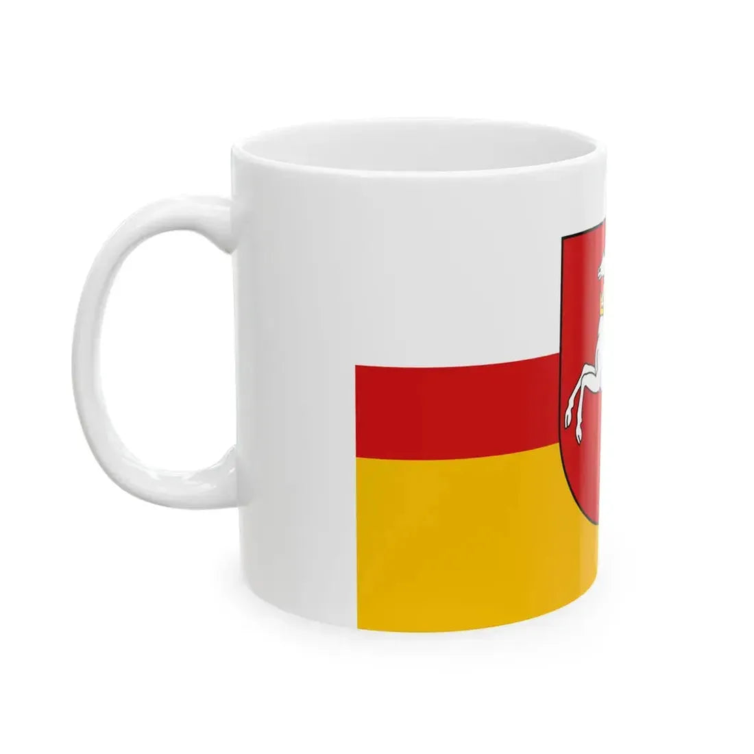 POL wojewodztwo lubelskie flag (Poland) White Coffee Mug - Go Mug Yourself