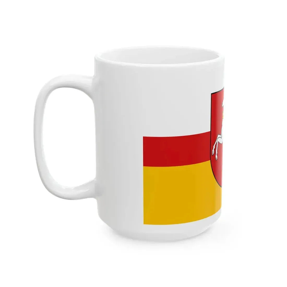 POL wojewodztwo lubelskie flag (Poland) White Coffee Mug - Go Mug Yourself
