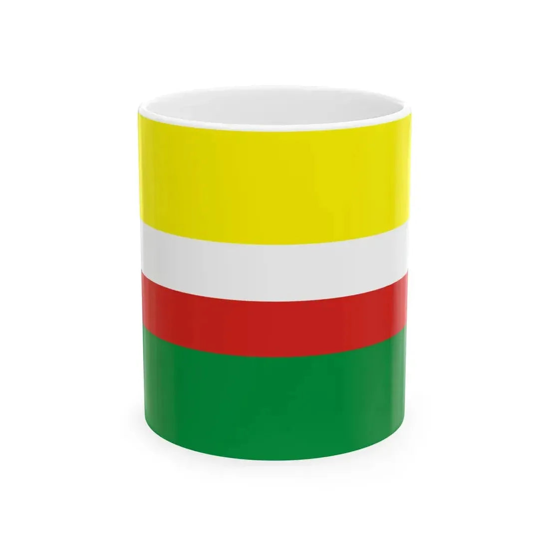 POL wojewodztwo lubuskie flag (Poland) White Coffee Mug 11oz - Go Mug Yourself