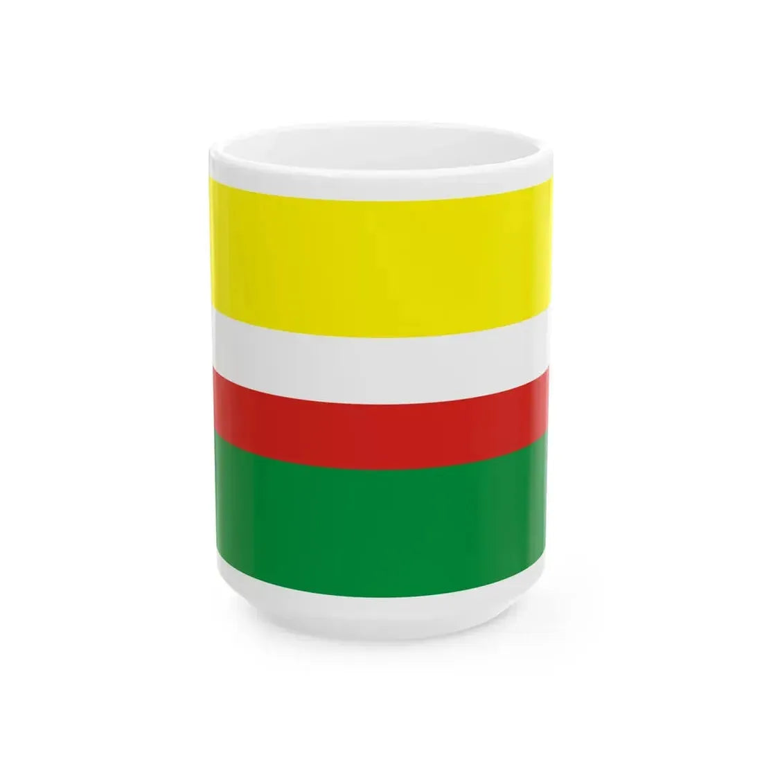 POL wojewodztwo lubuskie flag (Poland) White Coffee Mug 15oz - Go Mug Yourself