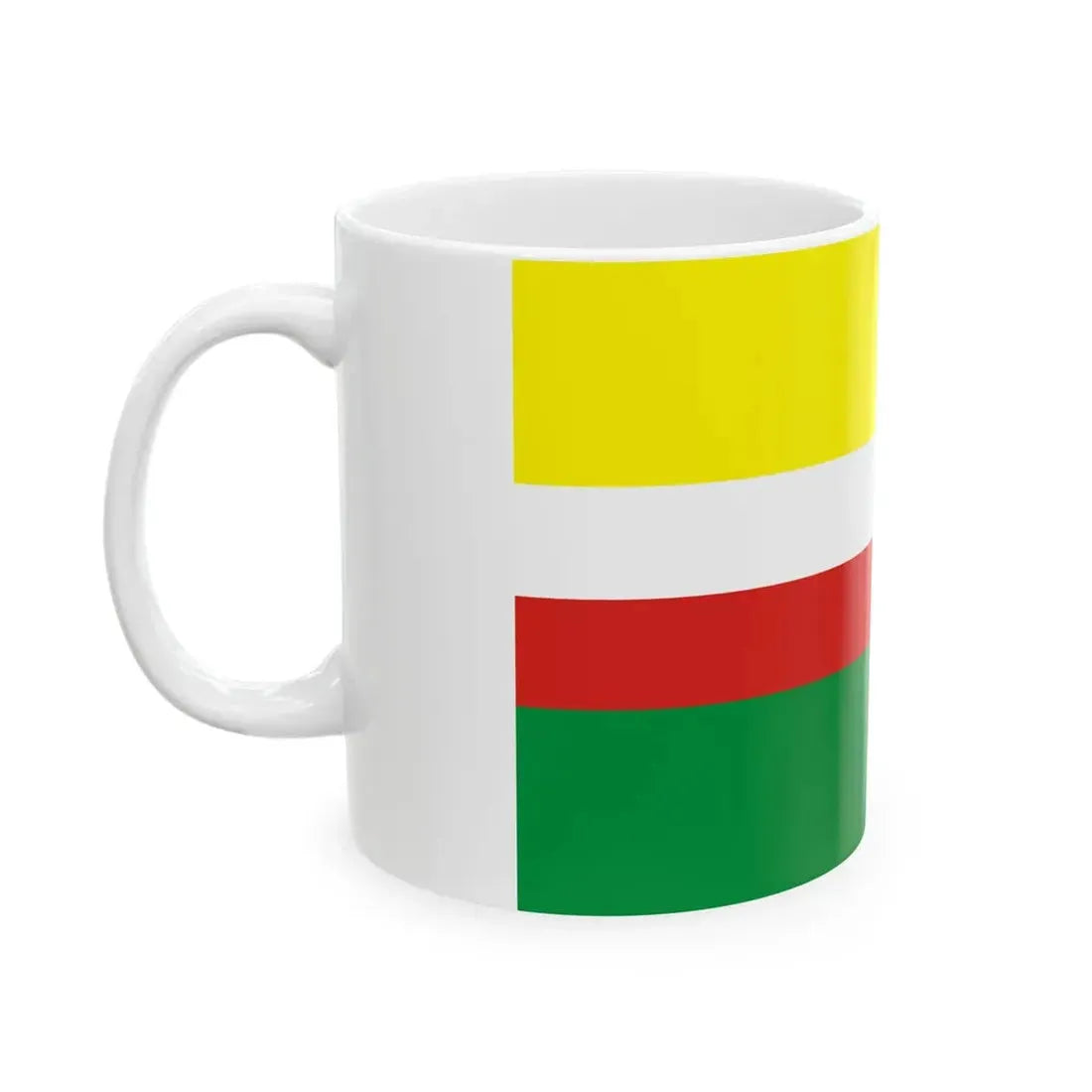 POL wojewodztwo lubuskie flag (Poland) White Coffee Mug - Go Mug Yourself