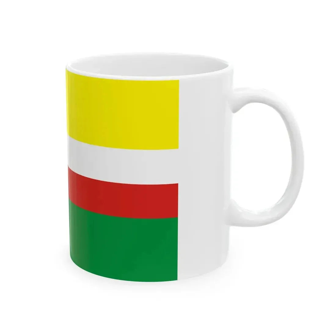 POL wojewodztwo lubuskie flag (Poland) White Coffee Mug - Go Mug Yourself