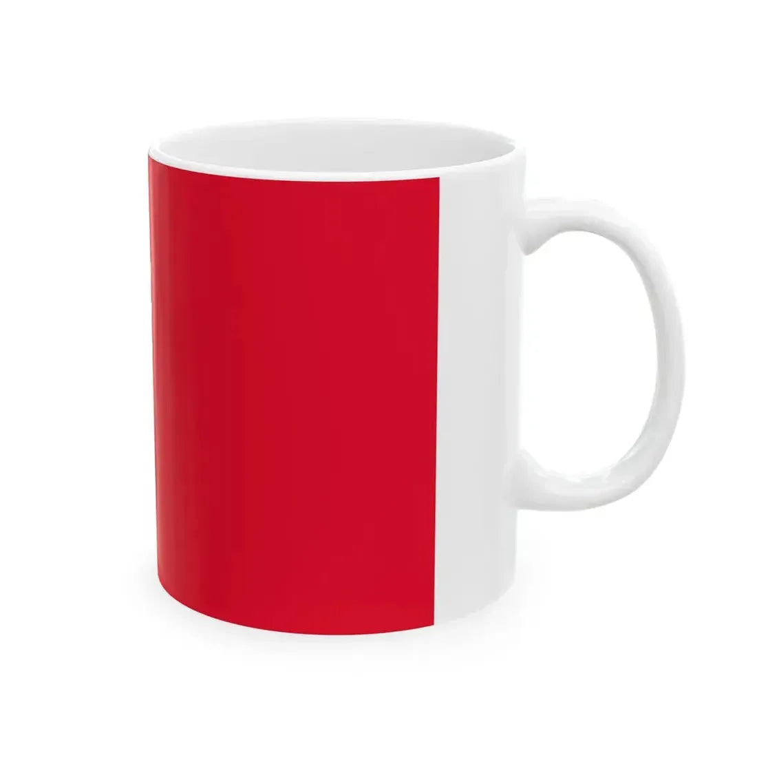 POL wojewodztwo mazowieckie flag (Poland) White Coffee Mug - Go Mug Yourself