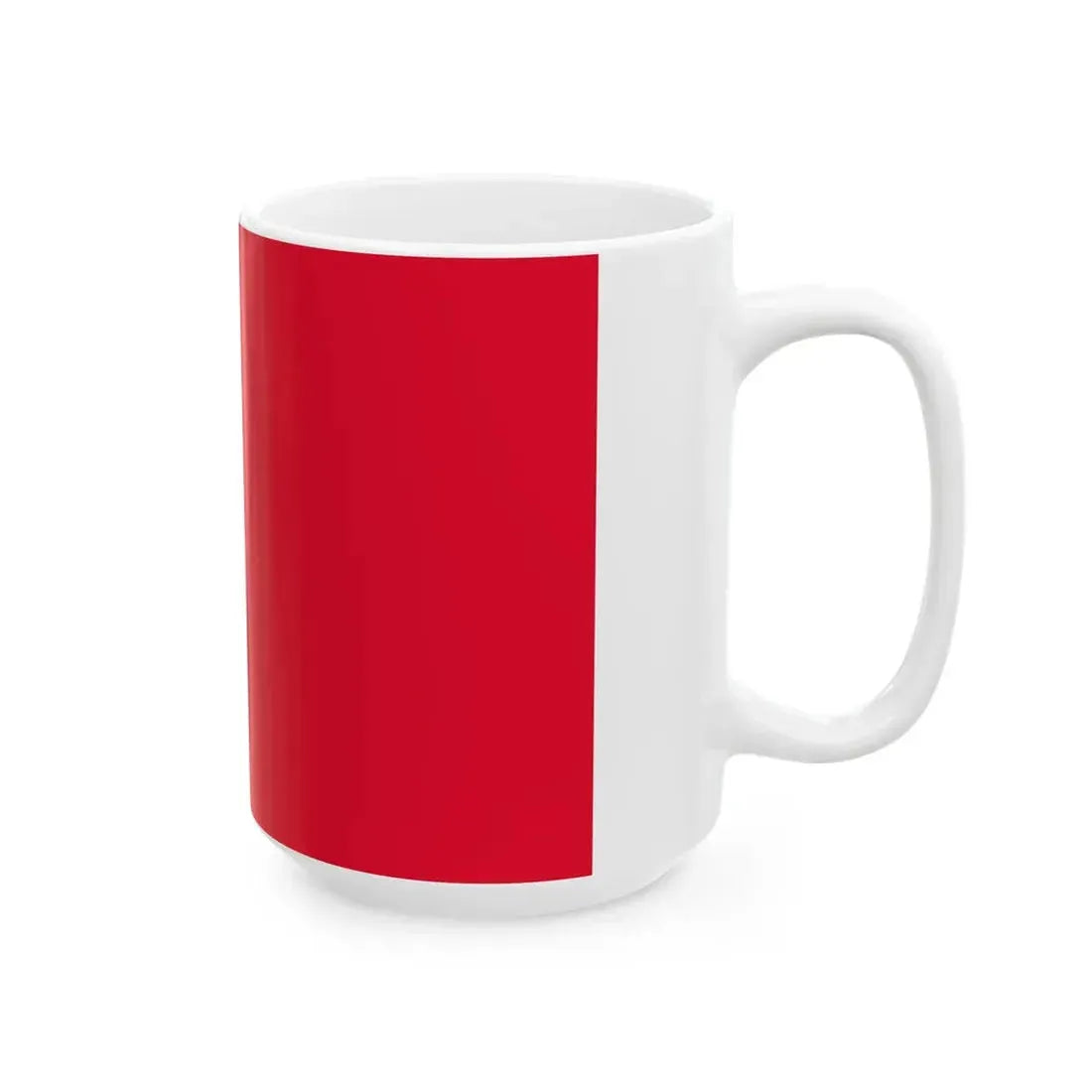 POL wojewodztwo mazowieckie flag (Poland) White Coffee Mug - Go Mug Yourself
