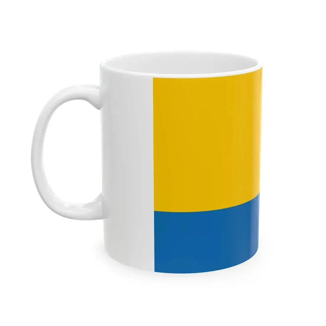 POL wojewodztwo opolskie flag (Poland) White Coffee Mug - Go Mug Yourself