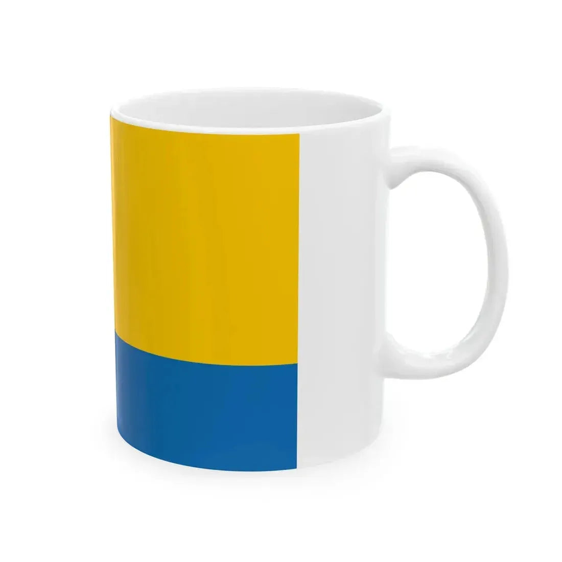 POL wojewodztwo opolskie flag (Poland) White Coffee Mug - Go Mug Yourself