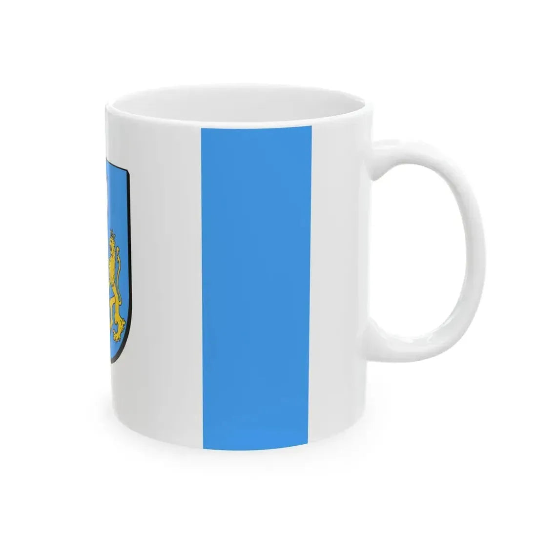 POL wojewodztwo podkarpackie flag (Poland) White Coffee Mug - Go Mug Yourself