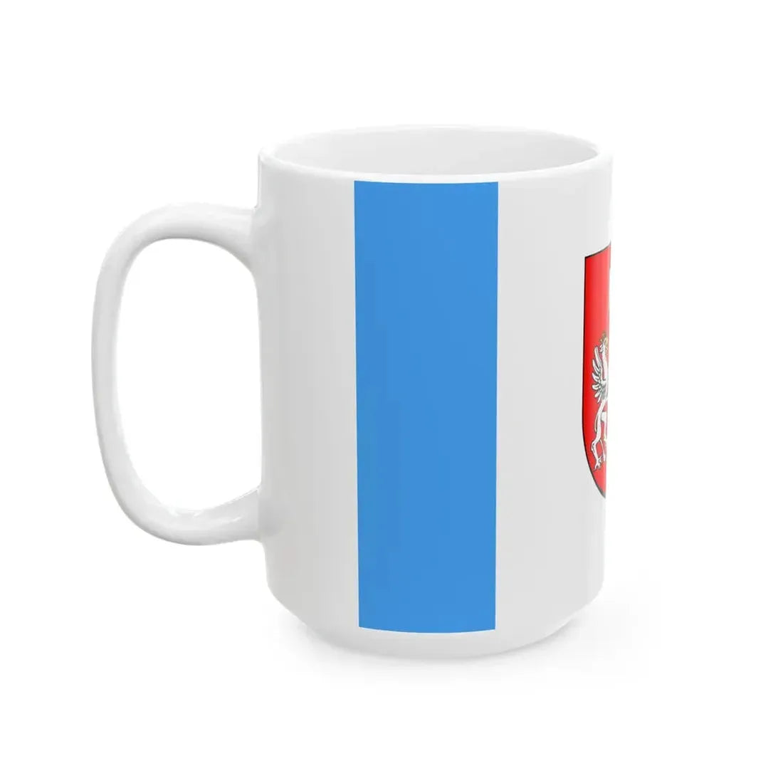 POL wojewodztwo podkarpackie flag (Poland) White Coffee Mug - Go Mug Yourself