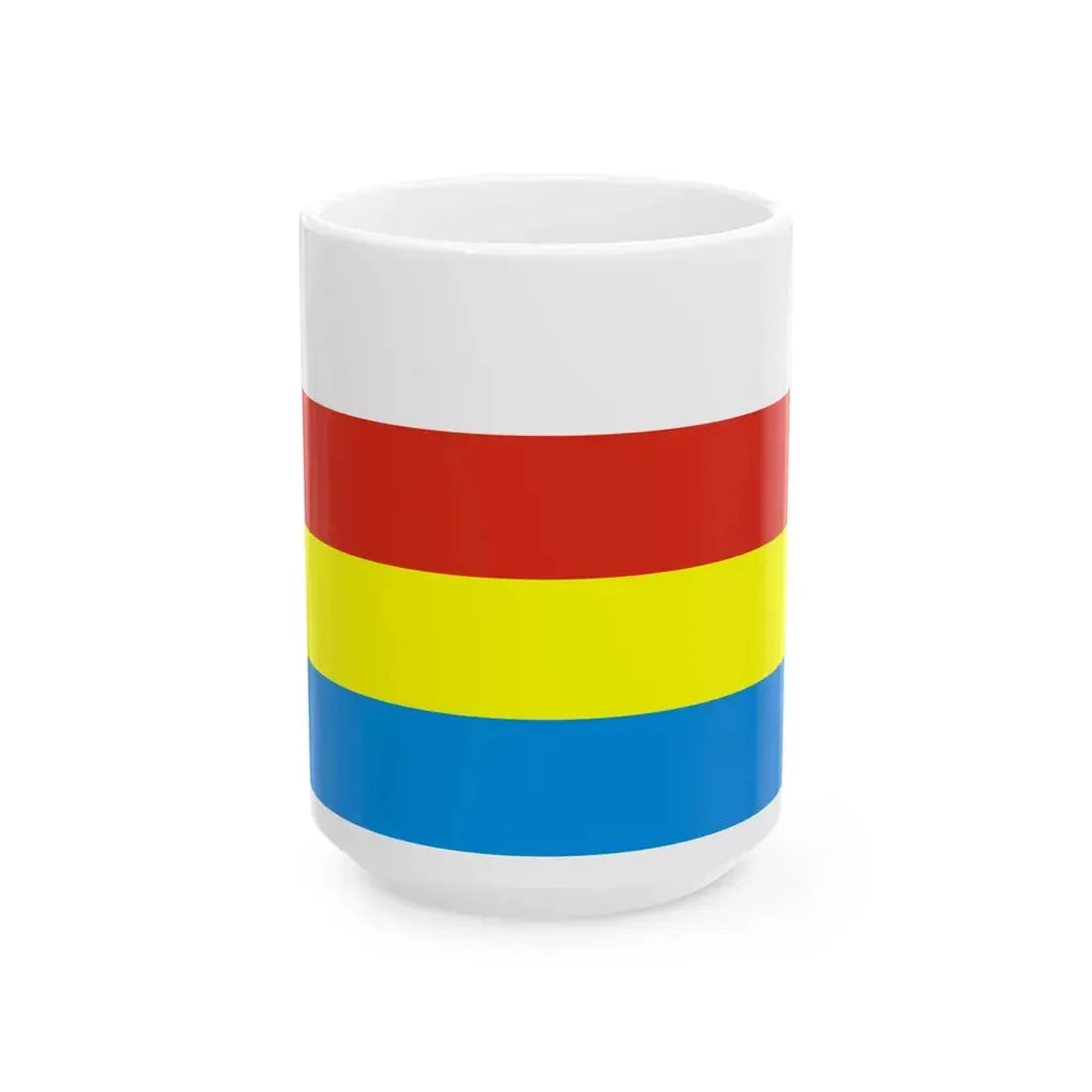POL wojewodztwo podlaskie flag (Poland) White Coffee Mug 15oz - Go Mug Yourself