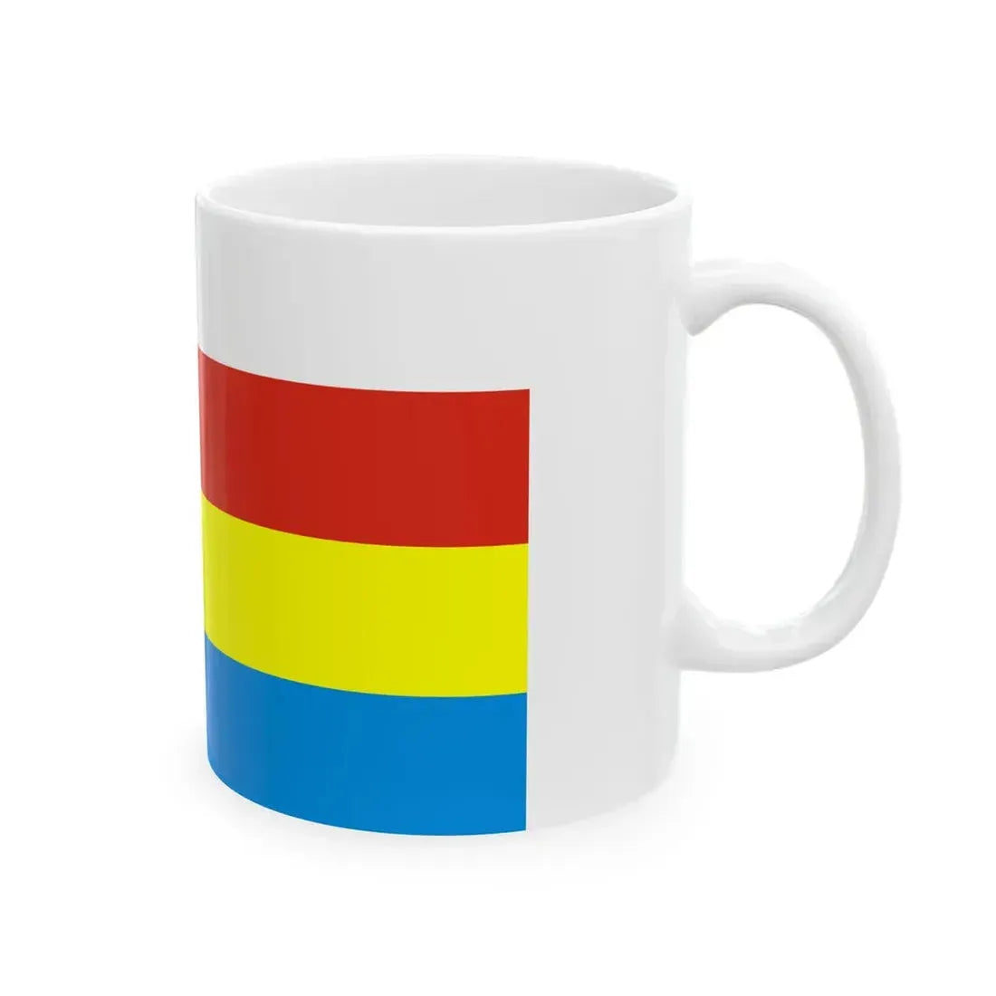 POL wojewodztwo podlaskie flag (Poland) White Coffee Mug - Go Mug Yourself