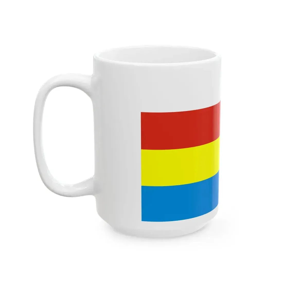 POL wojewodztwo podlaskie flag (Poland) White Coffee Mug - Go Mug Yourself