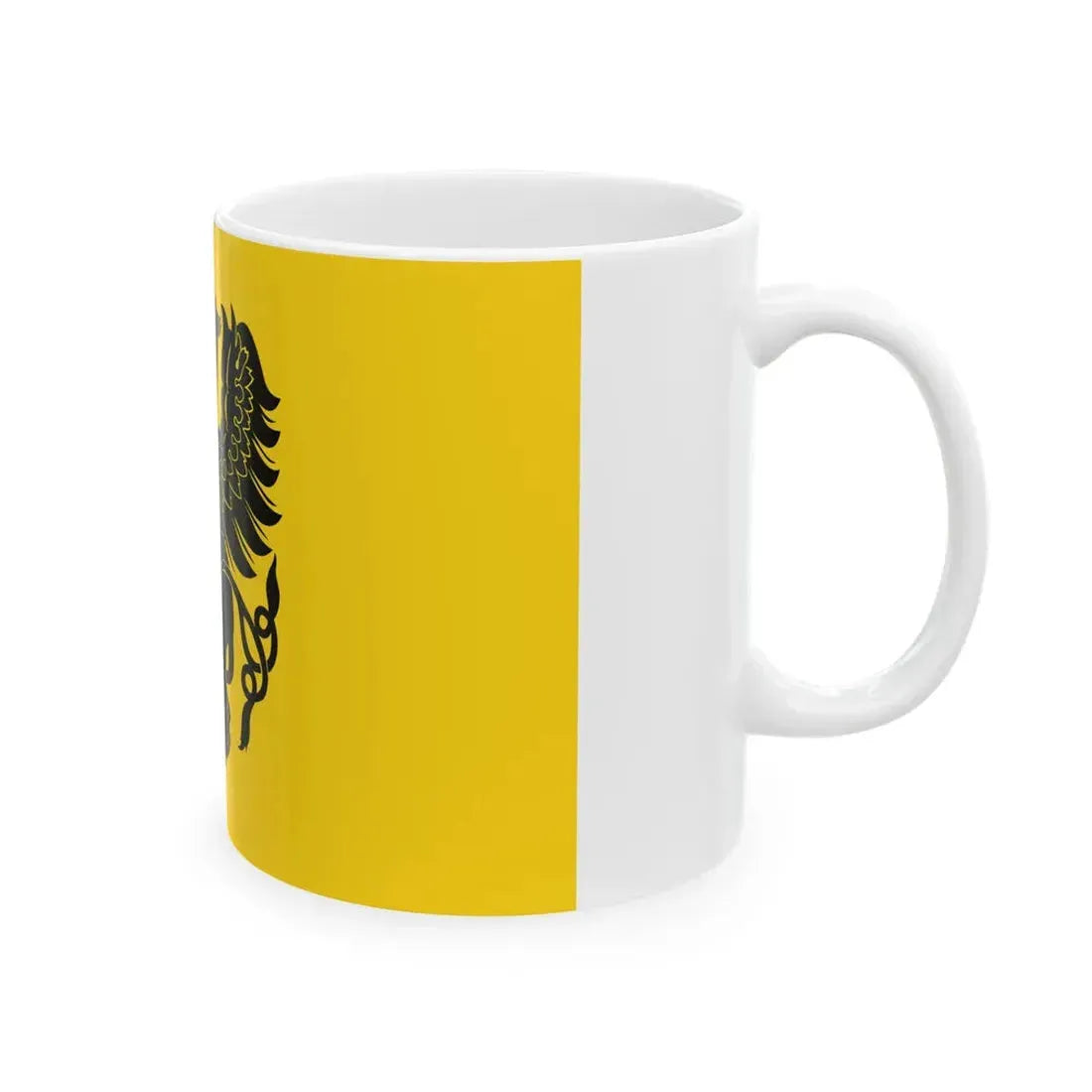 POL wojewodztwo pomorskie flag (Poland) White Coffee Mug - Go Mug Yourself