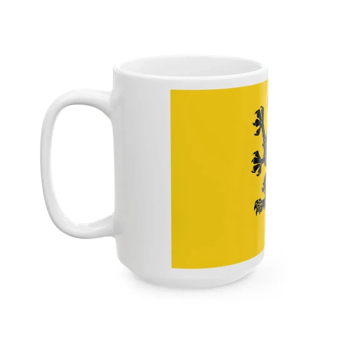 POL wojewodztwo pomorskie flag (Poland) White Coffee Mug - Go Mug Yourself