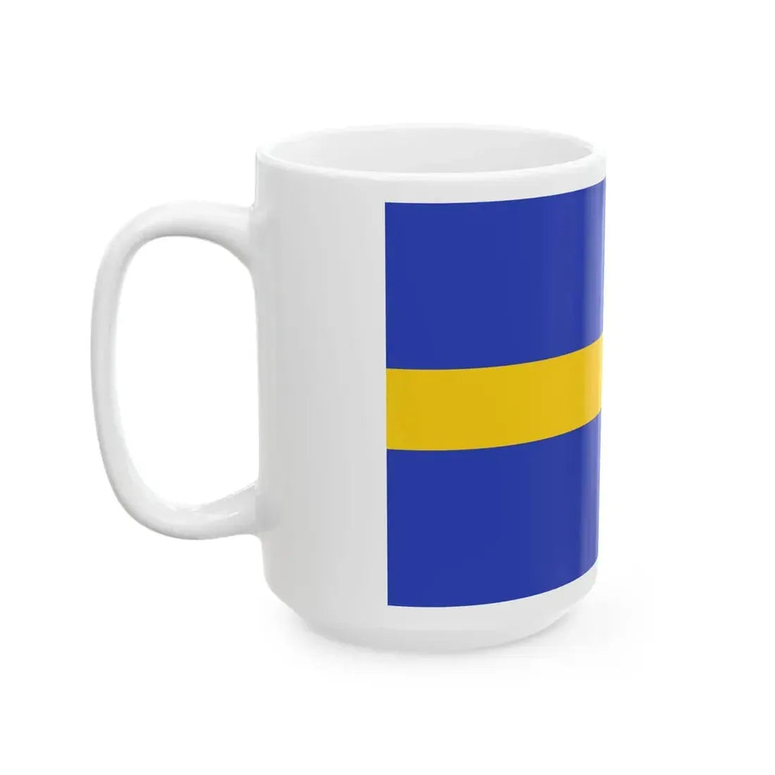 POL wojewodztwo slaskie flag (Poland) White Coffee Mug - Go Mug Yourself