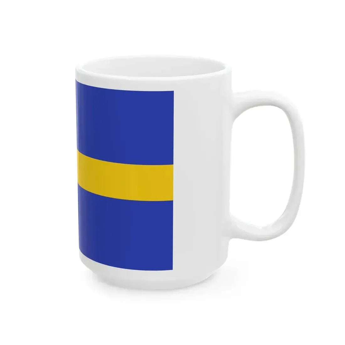 POL wojewodztwo slaskie flag (Poland) White Coffee Mug - Go Mug Yourself