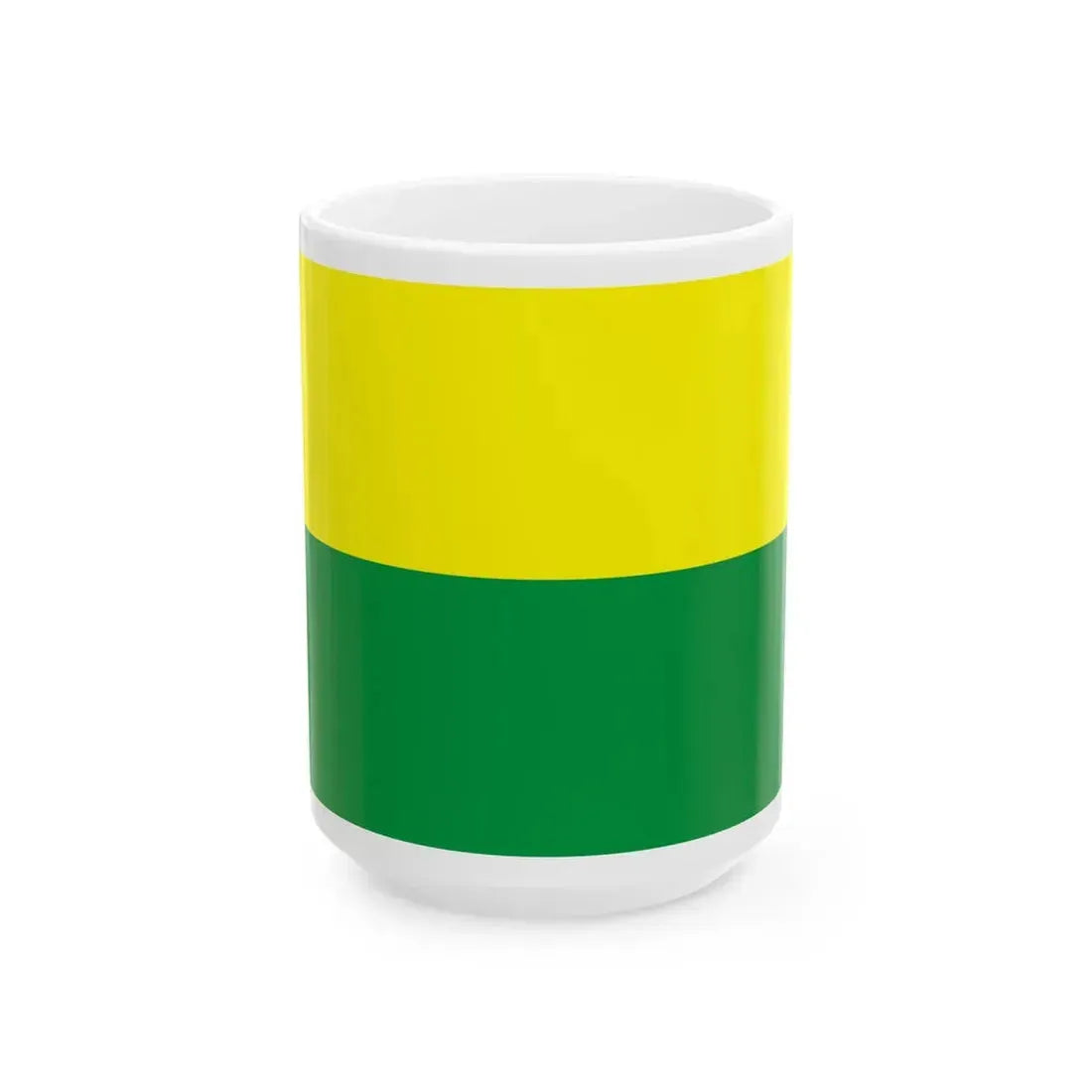POL wojewodztwo zielonogorskie flag (Poland) White Coffee Mug 15oz - Go Mug Yourself