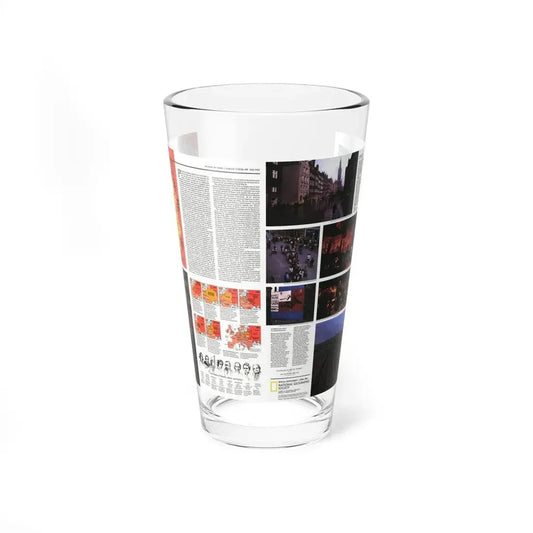 Poland - The Face and Faith 1 (1982) (Map) Pint Glass 16oz 16oz - Go Mug Yourself