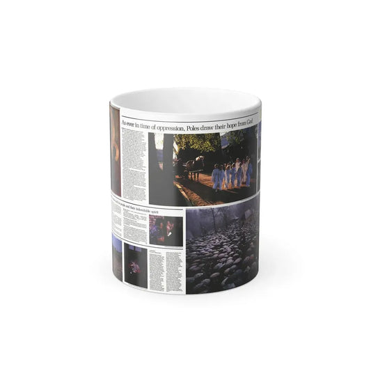 Poland - The Face and Faith 2 (1982) (Map) Color Changing Mug 11oz Default Title - Go Mug Yourself