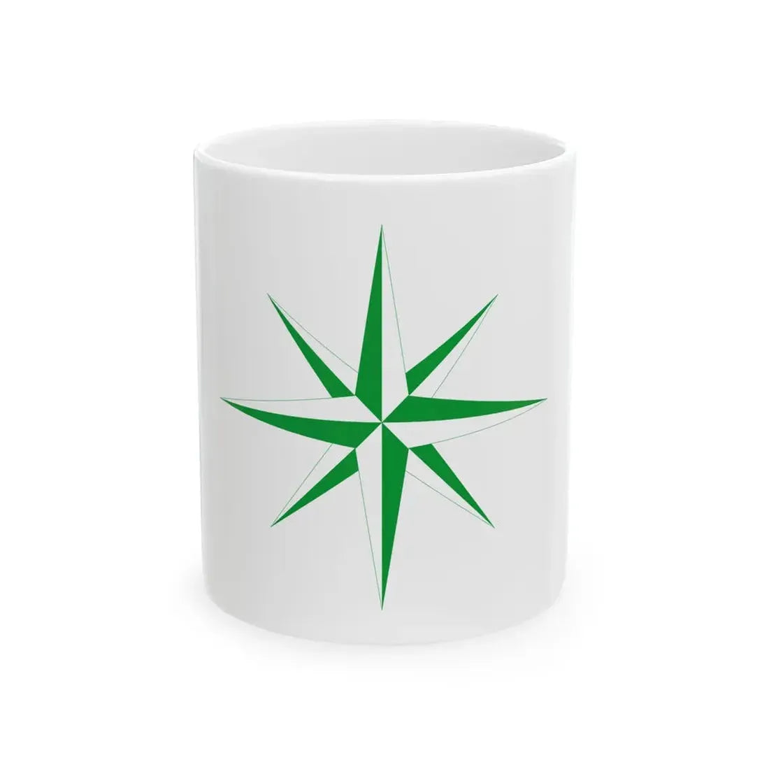 Polar Star Canadian Flag Proposal 1962 (Canada) White Coffee Mug 11oz - Go Mug Yourself