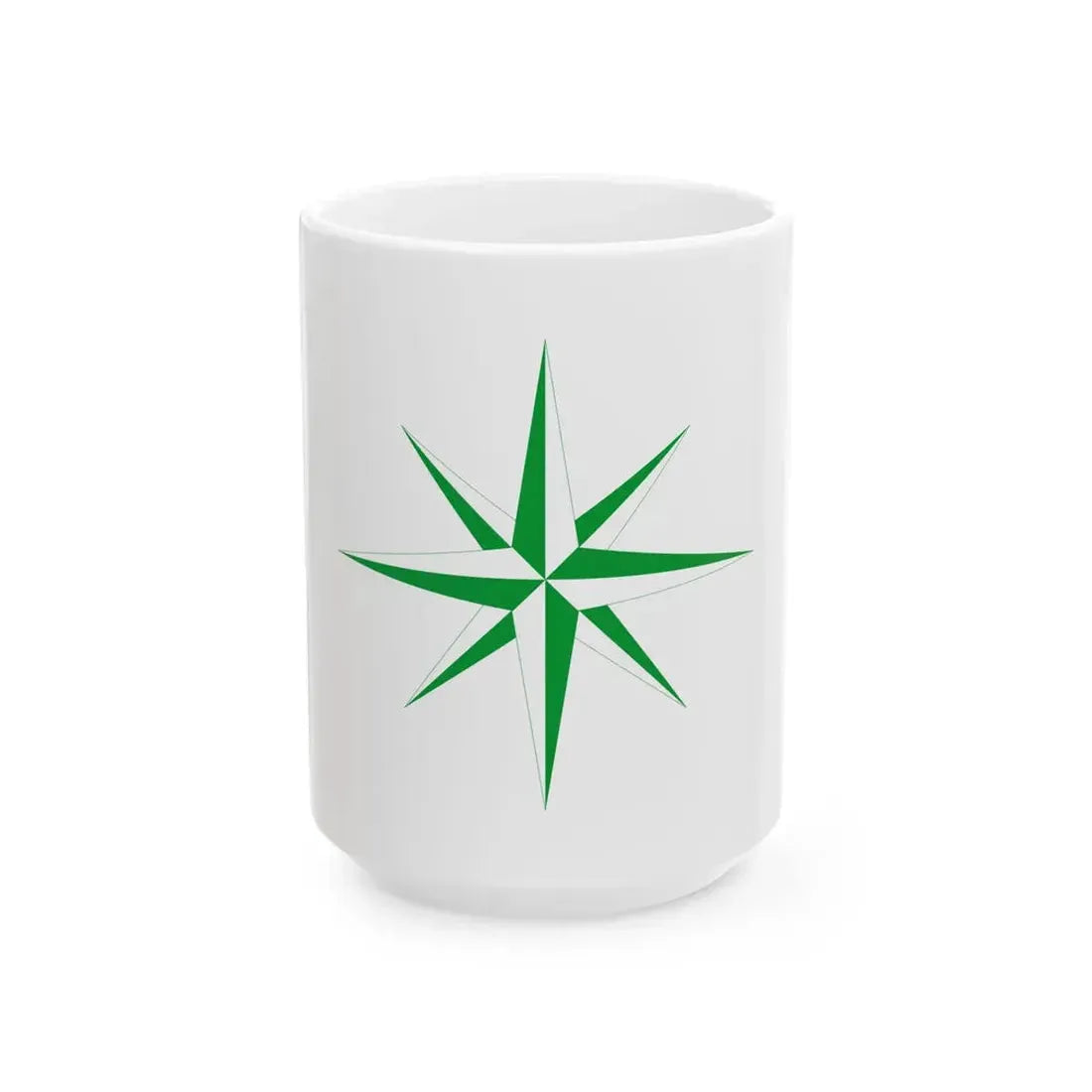 Polar Star Canadian Flag Proposal 1962 (Canada) White Coffee Mug 15oz - Go Mug Yourself