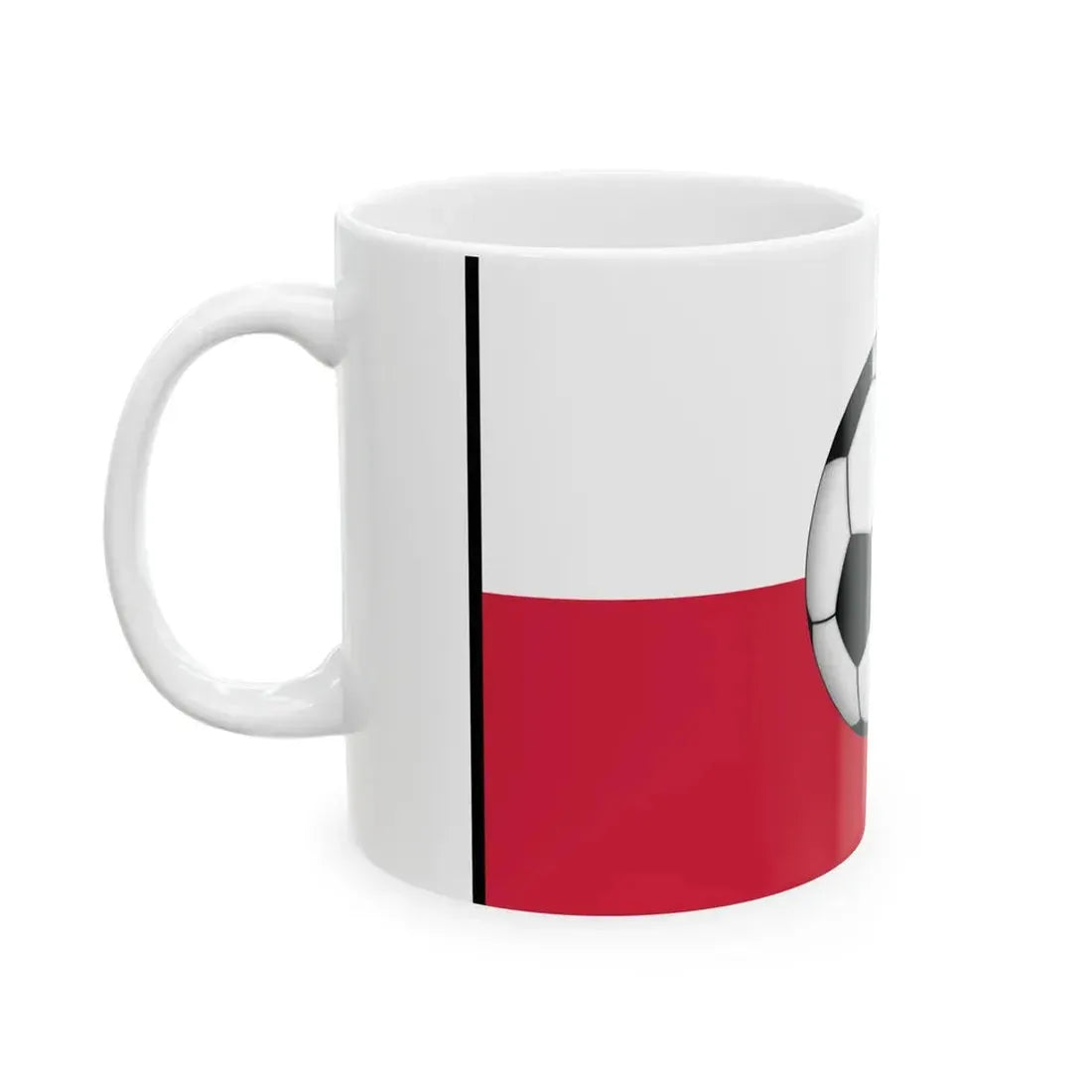 Polish football (Poland) White Coffee Mug - Go Mug Yourself