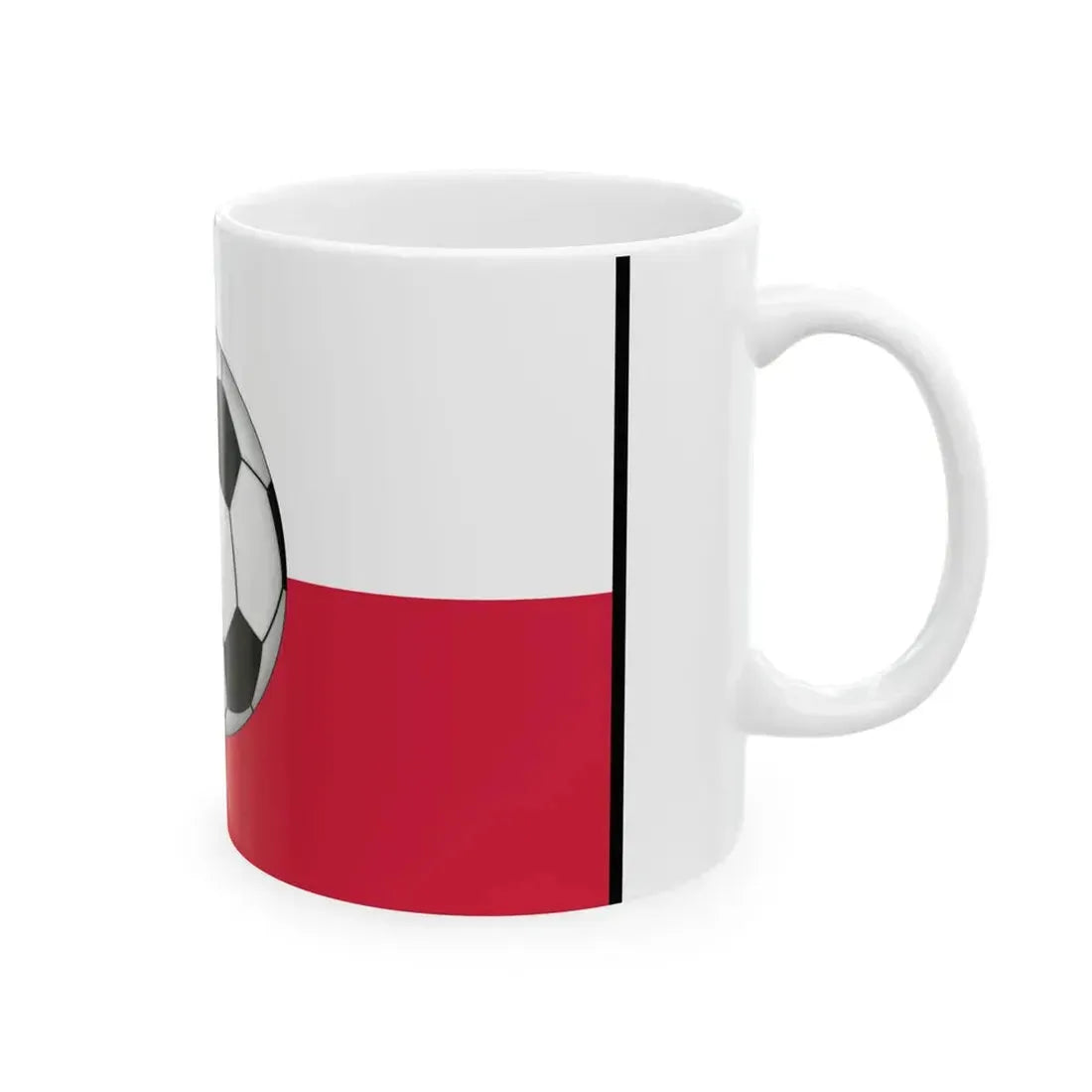 Polish football (Poland) White Coffee Mug - Go Mug Yourself
