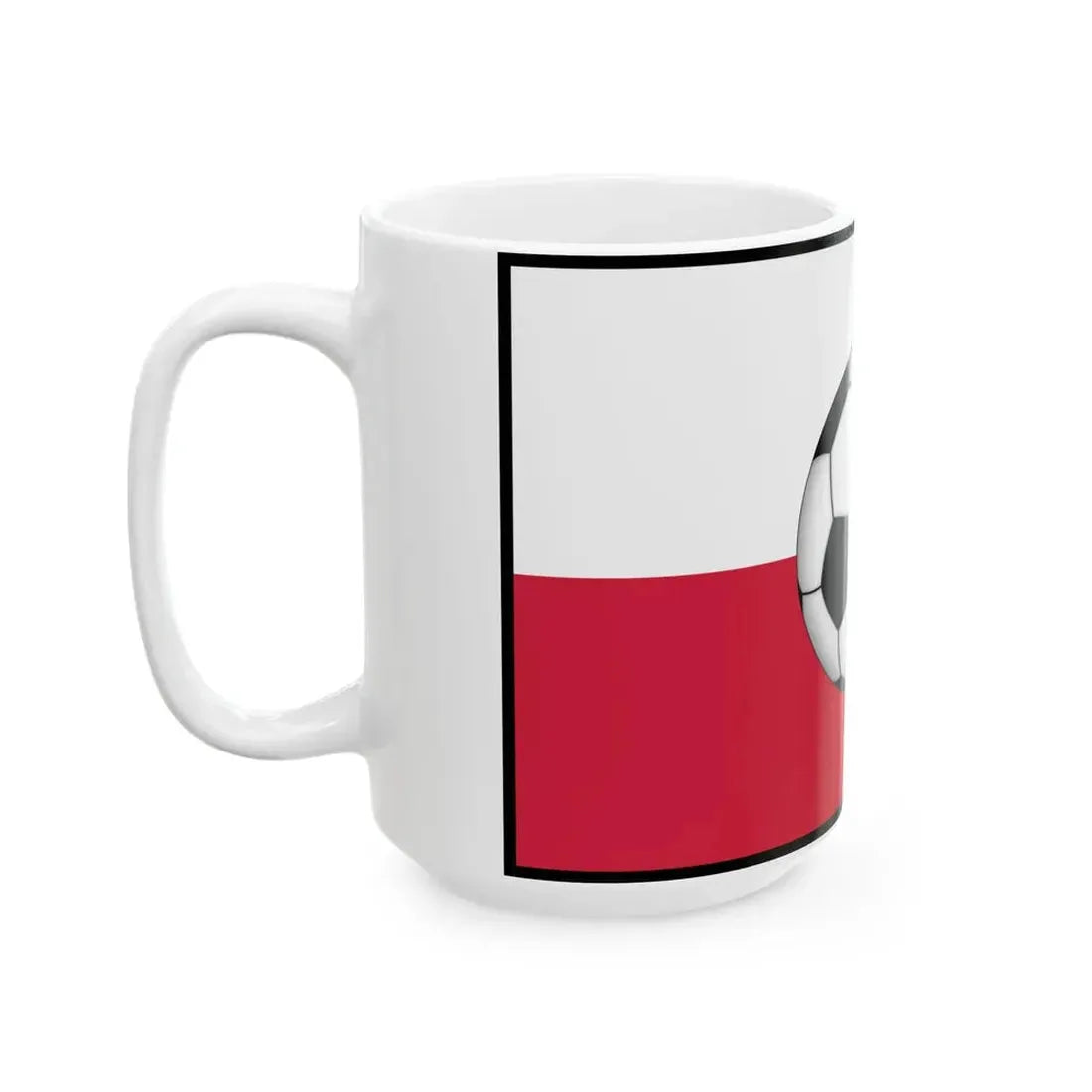 Polish football (Poland) White Coffee Mug - Go Mug Yourself