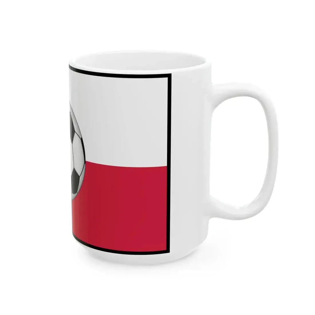 Polish football (Poland) White Coffee Mug - Go Mug Yourself