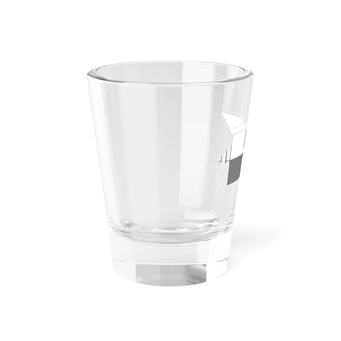 Polish naval ensign construction sheet (Poland) Shot Glass 1.5oz - Go Mug Yourself
