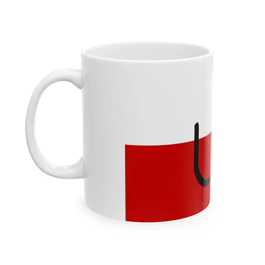 Polish Underground State flag (Poland) White Coffee Mug - Go Mug Yourself