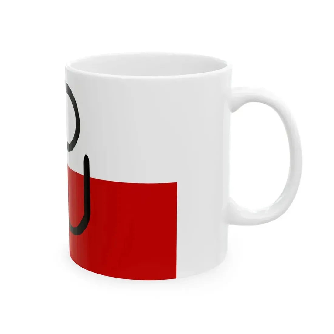Polish Underground State flag (Poland) White Coffee Mug - Go Mug Yourself