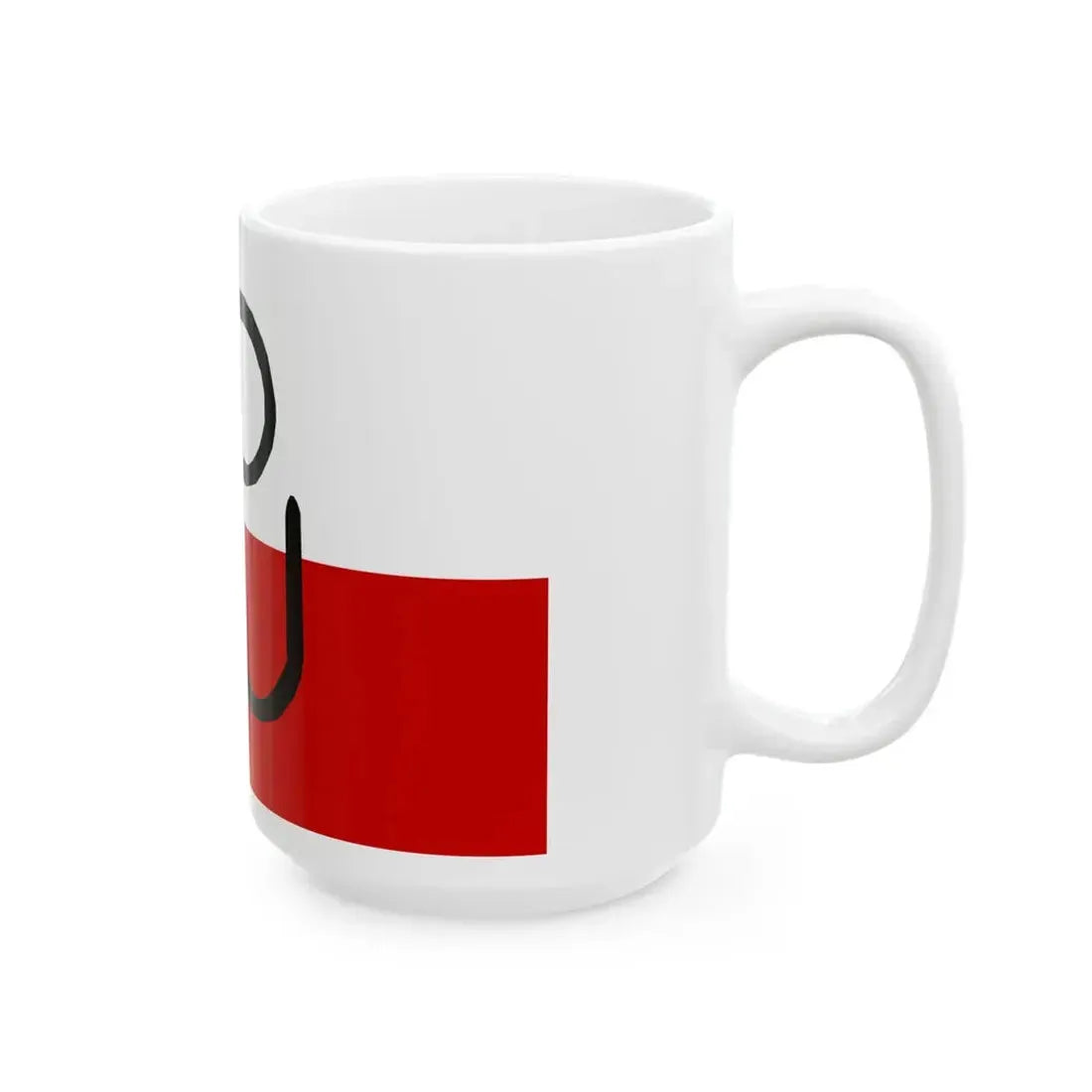 Polish Underground State flag (Poland) White Coffee Mug - Go Mug Yourself