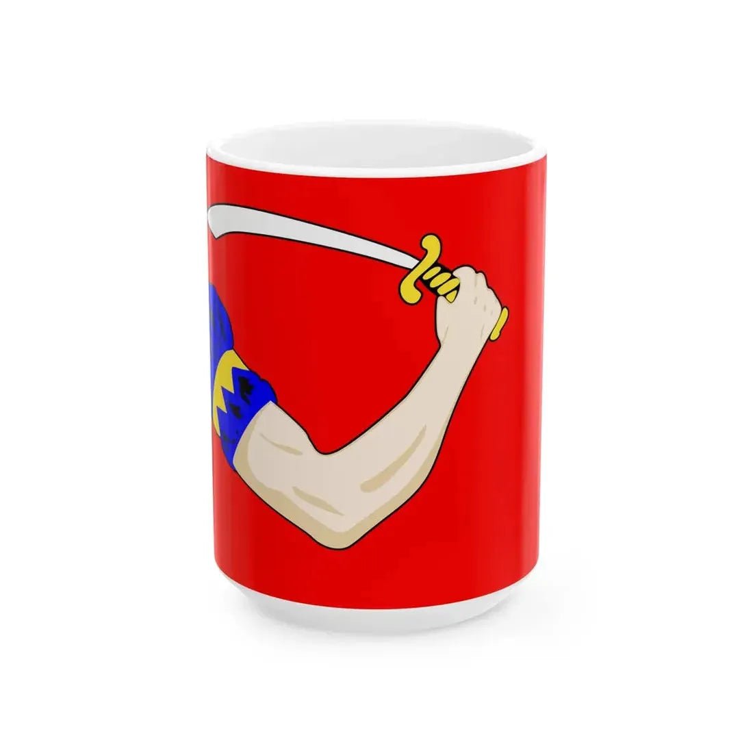 Polish War Jack 17th century (Poland) White Coffee Mug 15oz - Go Mug Yourself