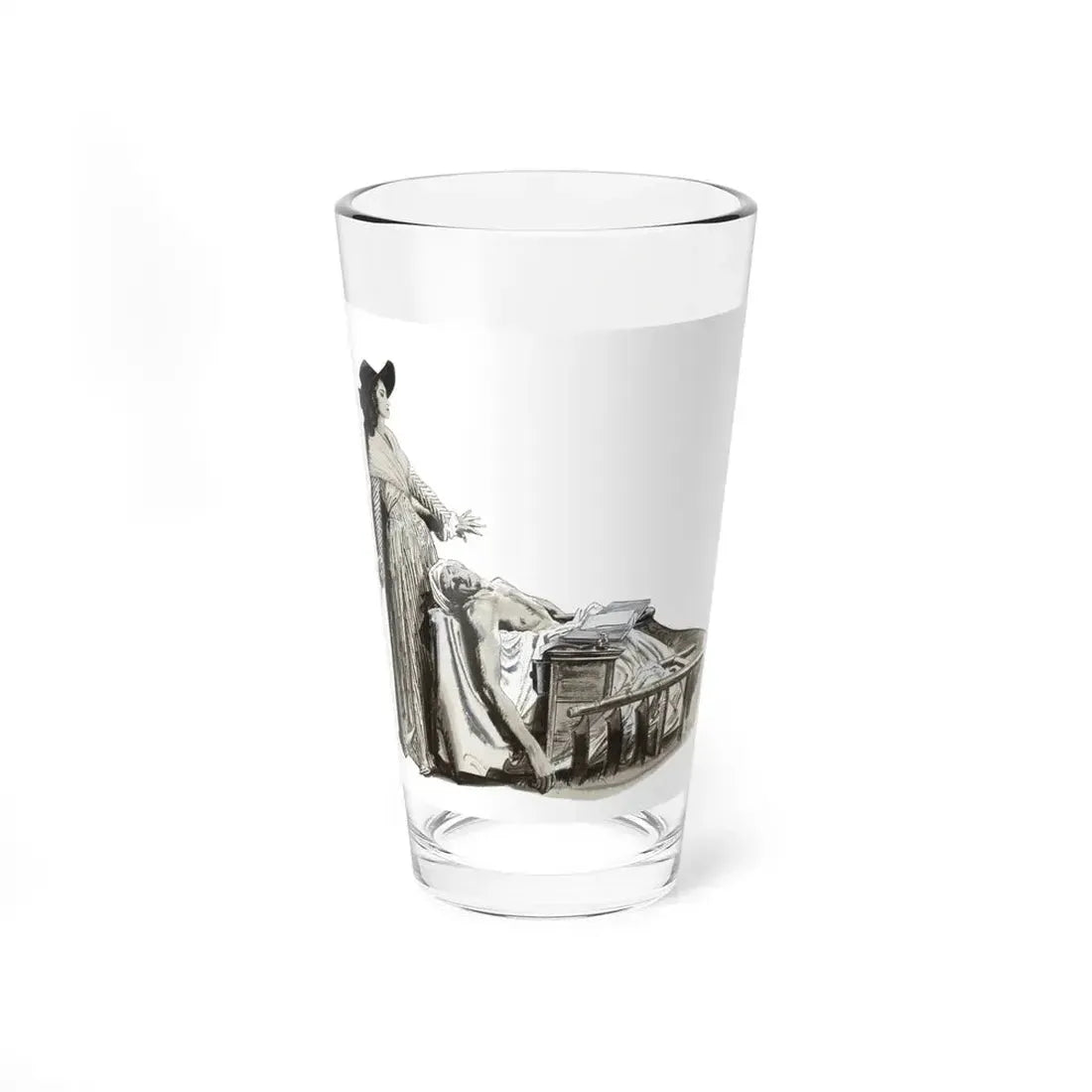 Political Murders - Marat the Monster, This Week Magazine, March 21, 1965 (Magazine Illustration) Pint Glass 16oz 16oz - Go Mug Yourself