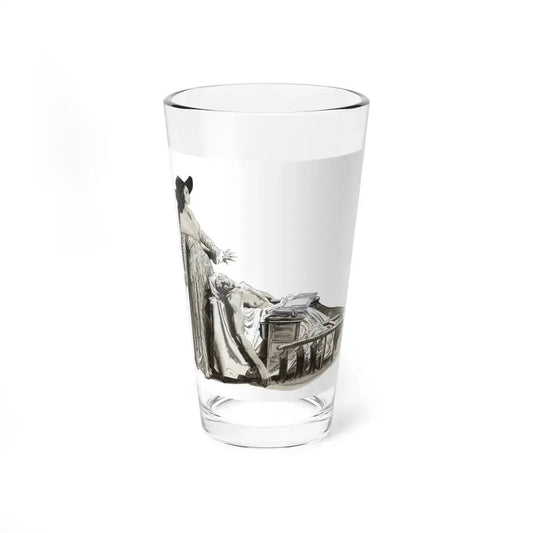 Political Murders - Marat the Monster, This Week Magazine, March 21, 1965 (Magazine Illustration) Pint Glass 16oz 16oz - Go Mug Yourself