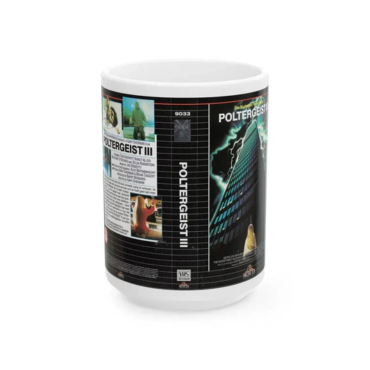 POLTERGEIST 3 (VHS COVER) - White Coffee Mug 15oz - Go Mug Yourself