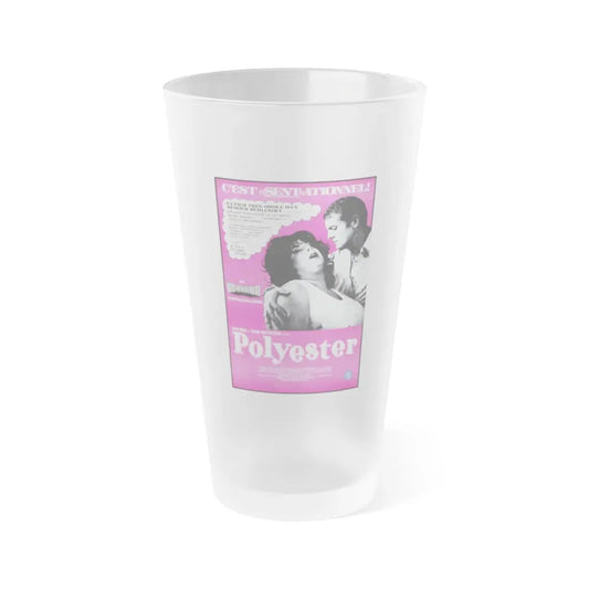 POLYESTER (2) 1981 Movie Poster - Frosted Pint Glass 16oz 16oz Frosted - Go Mug Yourself
