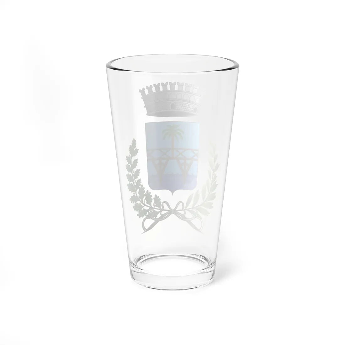 Pontedassio-Stemma (Italy) (Coat of Arms) Pint Glass 16oz - Go Mug Yourself
