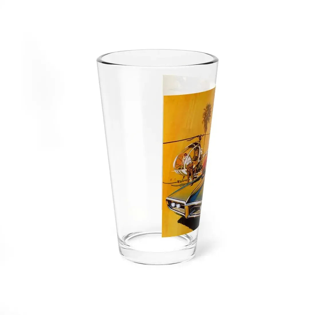 Pontiac Firebird advertisement (Magazine Illustration) Pint Glass 16oz - Go Mug Yourself