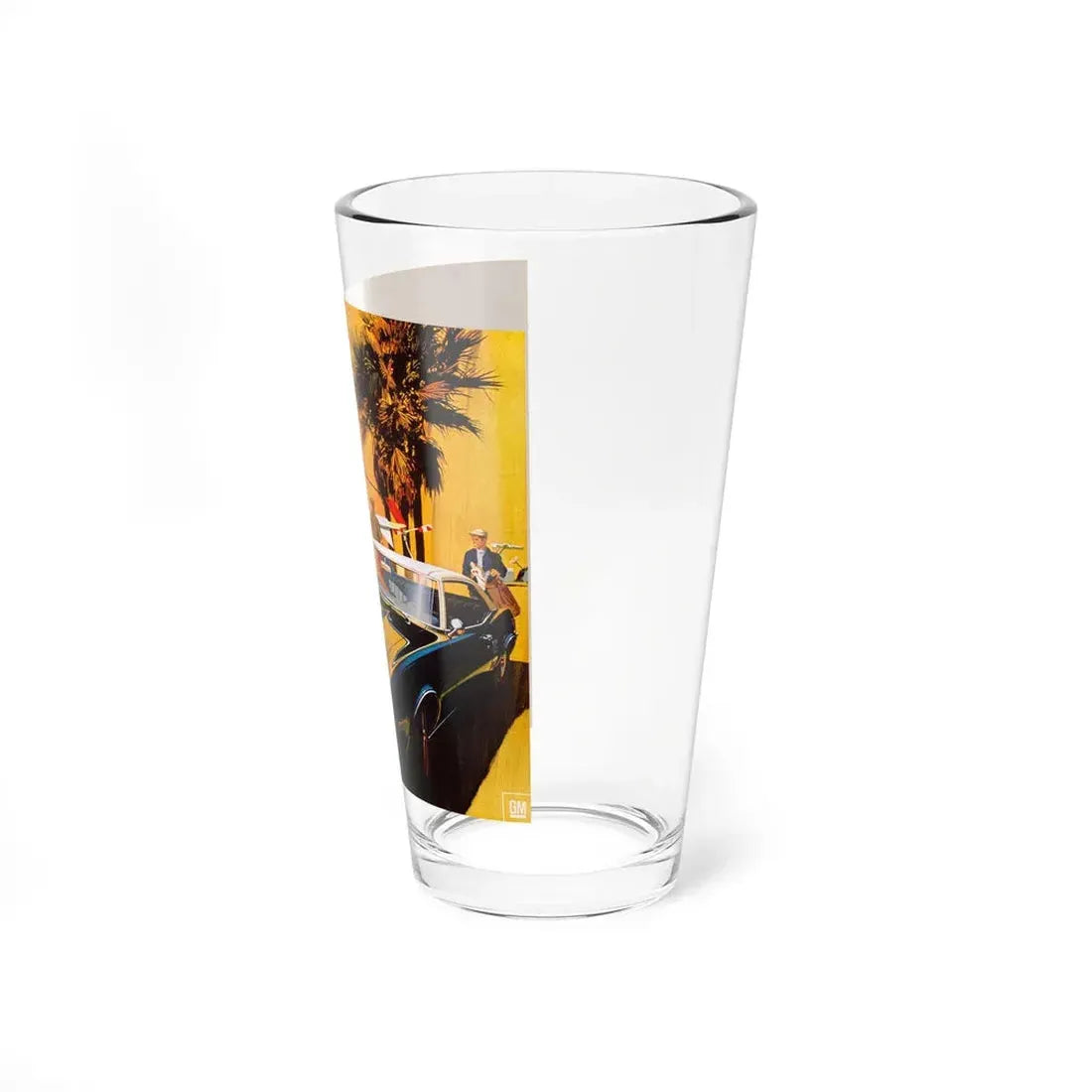 Pontiac Firebird advertisement (Magazine Illustration) Pint Glass 16oz - Go Mug Yourself