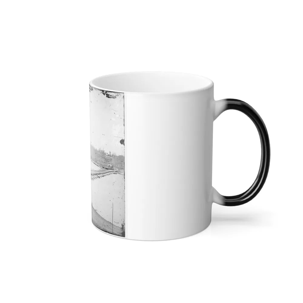 Pontoon Bridge Across the James River-2 (U.S. Civil War) Color Changing Coffee Mug 11oz-Go Mug Yourself