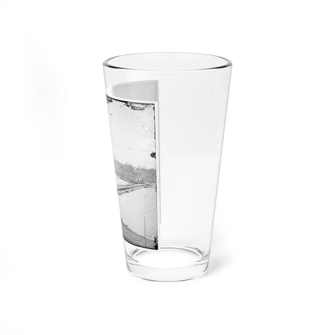 Pontoon Bridge Across The James River-2 (U.S. Civil War) Pint Glass 16oz - Go Mug Yourself