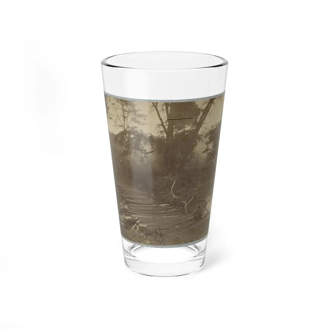 Pontoon Bridge (U.S. Civil War) Pint Glass 16oz 16oz - Go Mug Yourself
